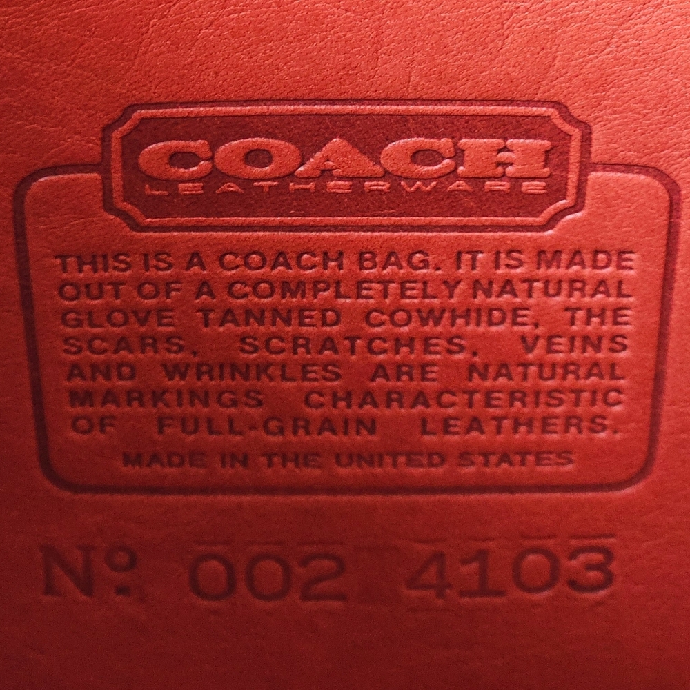 Vintage Coach Bonnie Cashin Metro Stroll Tote Bag # 9004 ( Coral Pink ) - Picture 14 of 15